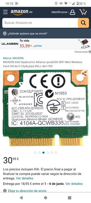 wifi mini wireless card tarjeta wifi portatil