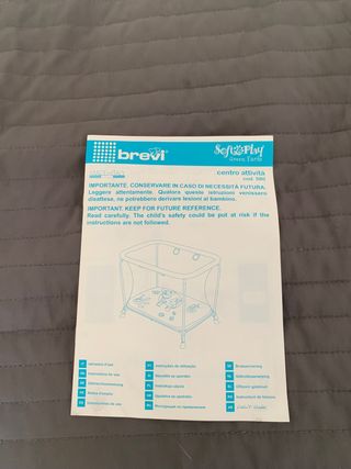 Parque infantil plegable BREVI