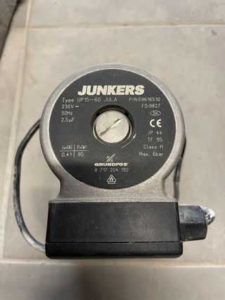Bomba recirculación Junkers caldera