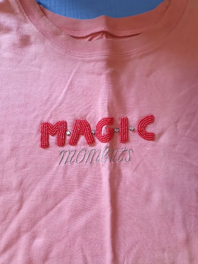 camiseta rosa yes yes magic women