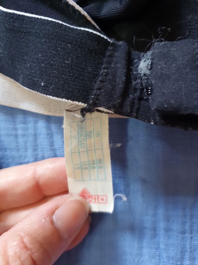 sujetador Dim negro talla 75 B