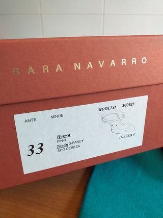 Talla 33 zapatos Sara Navarro