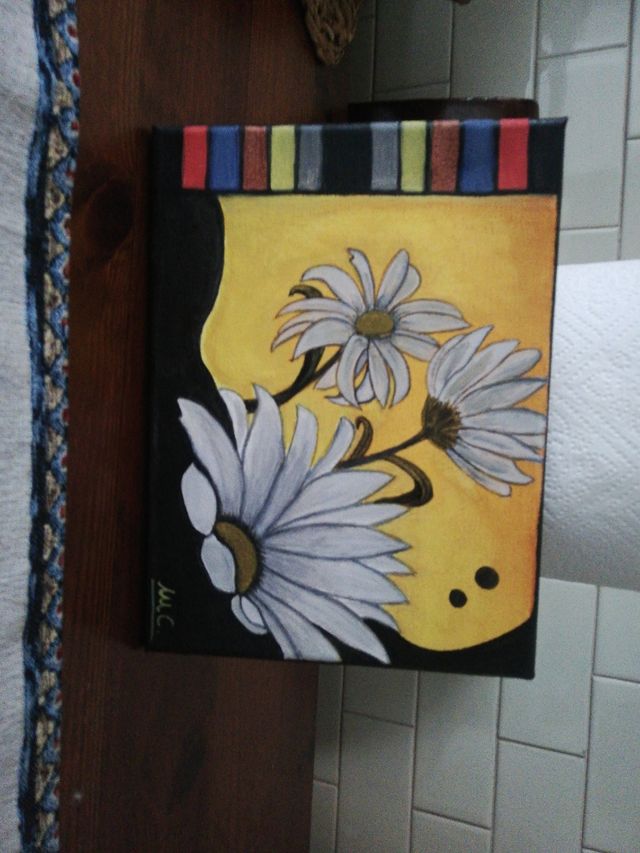 tela piccola dipinta a mano