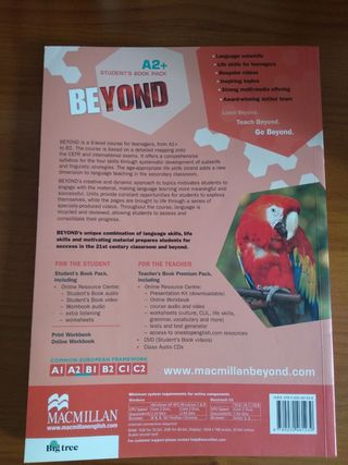 Libro inglés, Beyond A2+