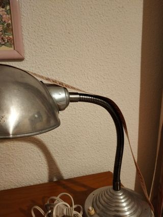 Lampara flexo de aluminio antigua