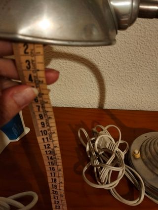 Lampara flexo de aluminio antigua