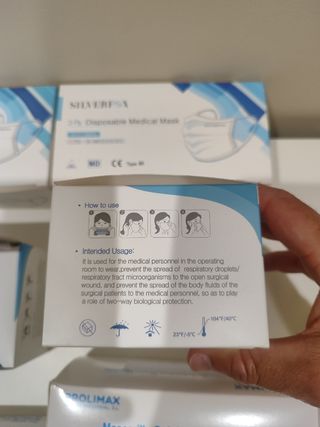 MASCARILLA QUIRURGICA TIPO IIR Mod. SILVERFOX