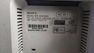 MONITOR SONY 19"