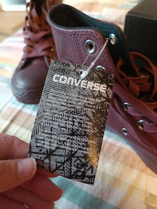 Zapatillas Converse cuero 36 NUEVAS