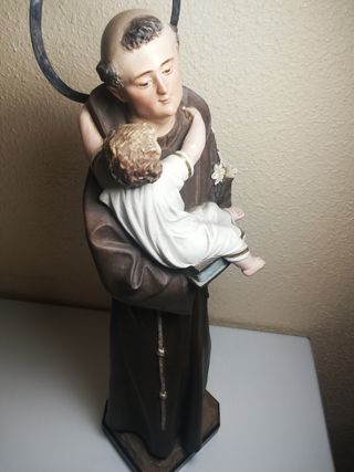 San Antonio 54cm OLOT - IMAGEN SANTO ANTIGUO