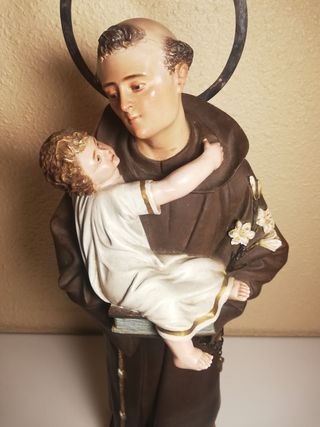 San Antonio 54cm OLOT - IMAGEN SANTO ANTIGUO