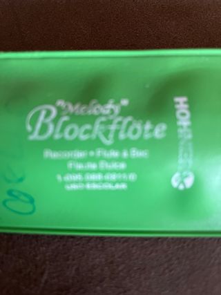 Flauta dulce. Honner.