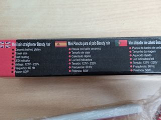 Mini plancha pelo