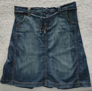 Falda vaquera elástica zara TRF