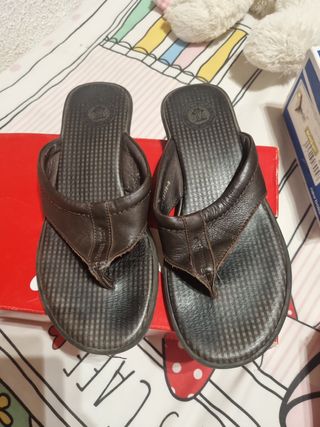 sandalias panama jack marron