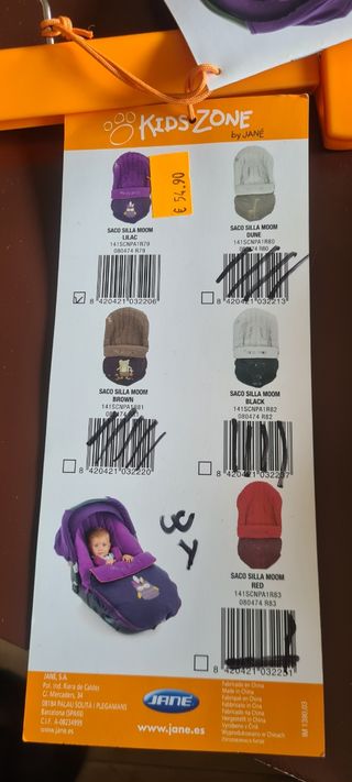 Saco Silla Grupo 0 Jane