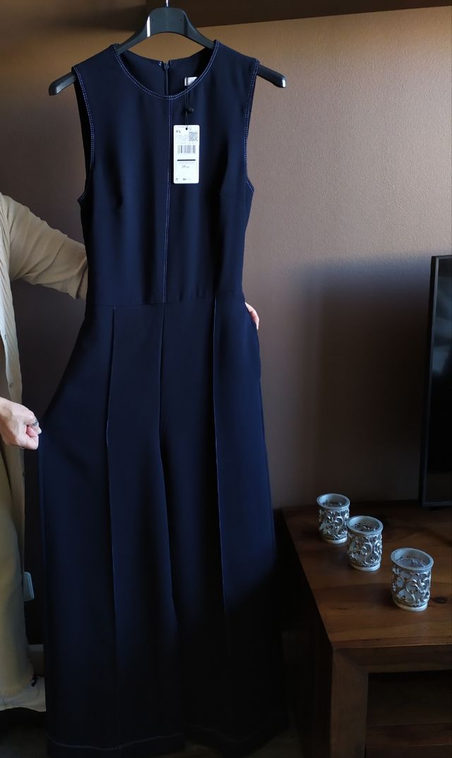 Mono de Mango azul marino