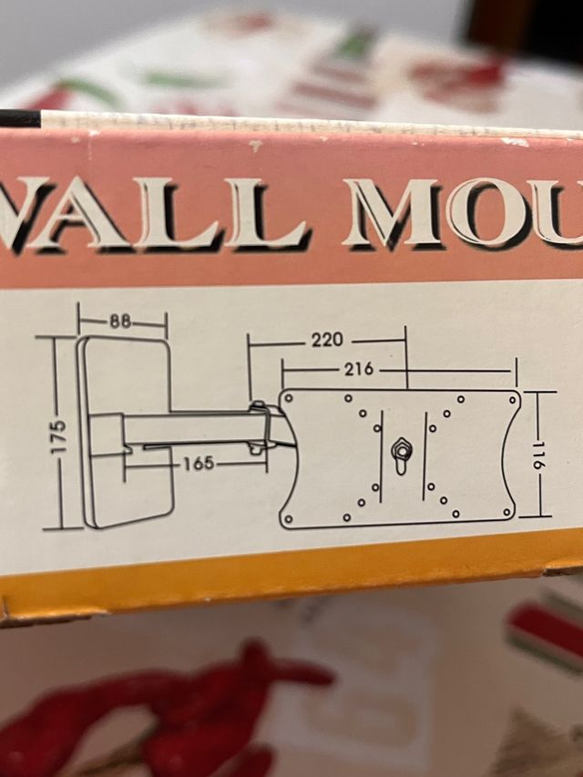 Soporte pared TV. NUEVO.