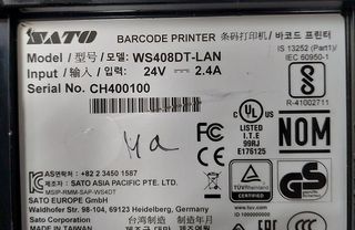 SATO WS408DT IMPRESORA TERMICA ETIQUETAS