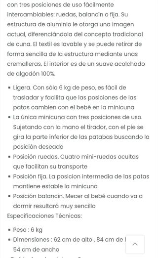 Minicuna plegable marca BabyHome