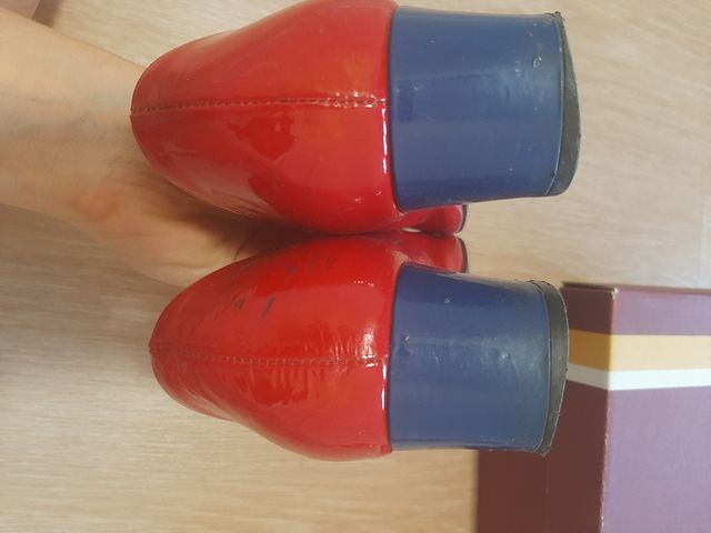 Zapatos charol tacón El Ganso