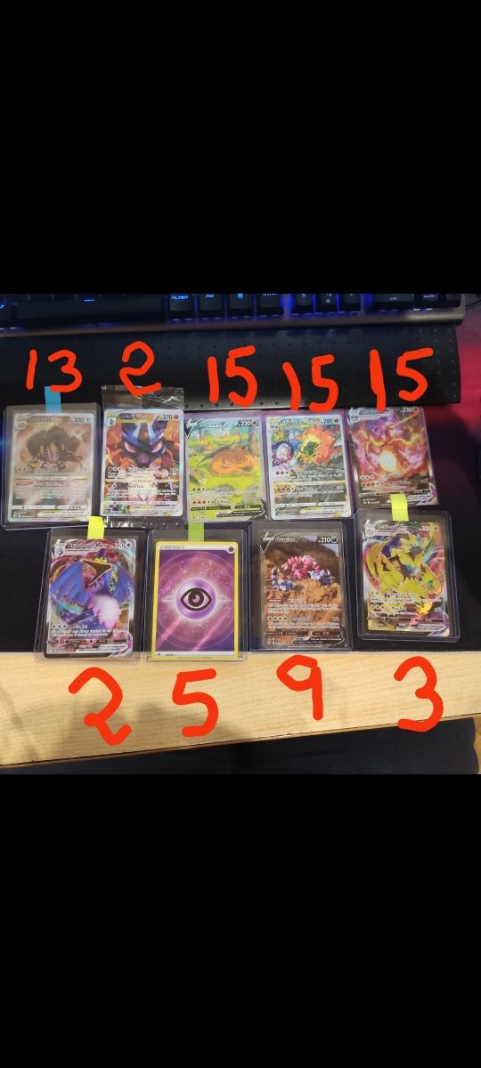 Cartas Pokemon originales