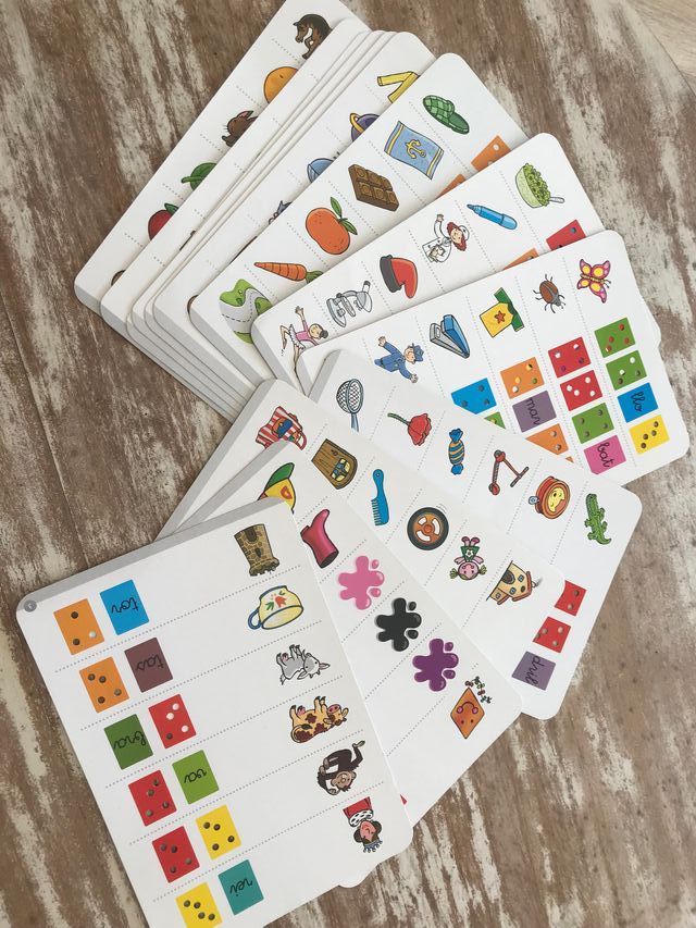 Juego de construir silabas