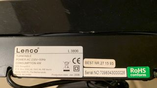 Tocadiscos Lenco L 3806