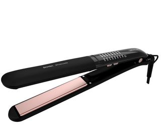 Plancha de Pelo de Titanio Táctil con Ion Real