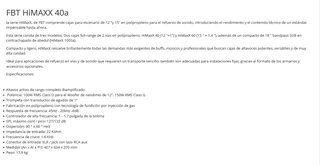 Altavoz biamplificado