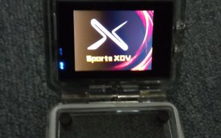 Camara tipo GoPro con pantalla accesorios