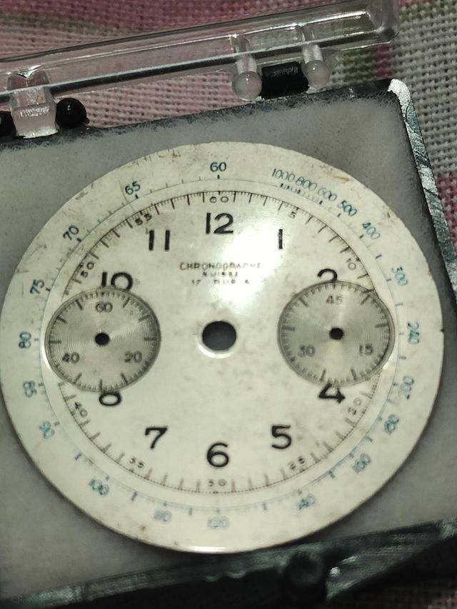 Quadrante Cronografo Vintage 33 mm