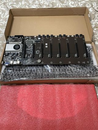 Minería Bitcoin-Placa Base-Crypto Junta 8 GPU