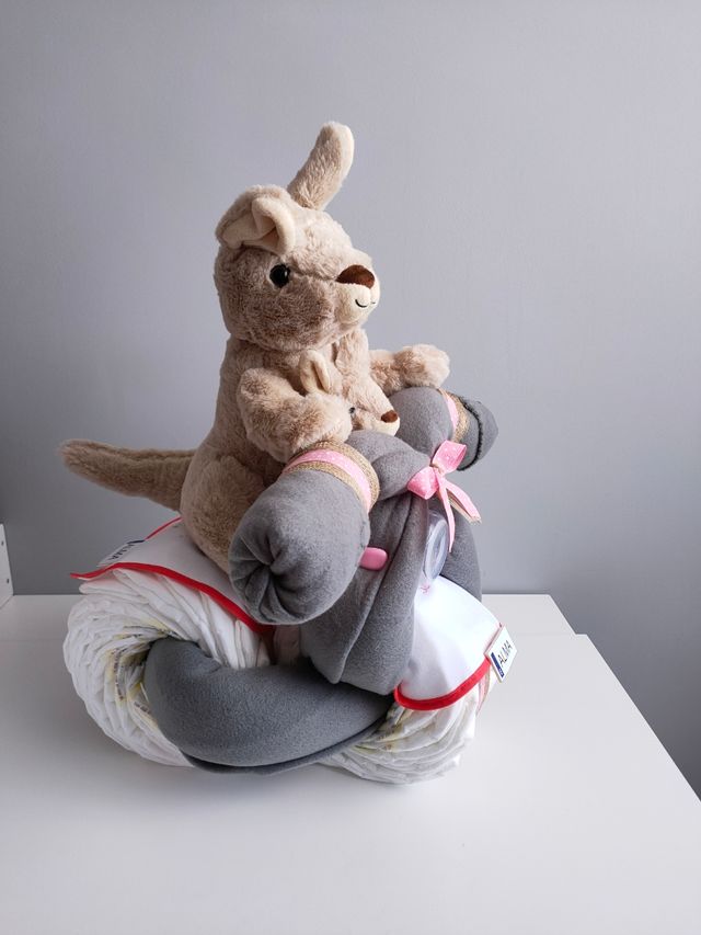 Moto de Pañales con Peluche