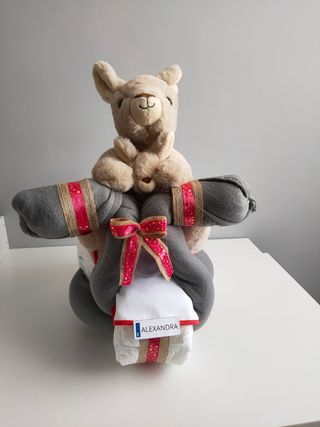 Moto de Pañales con Peluche