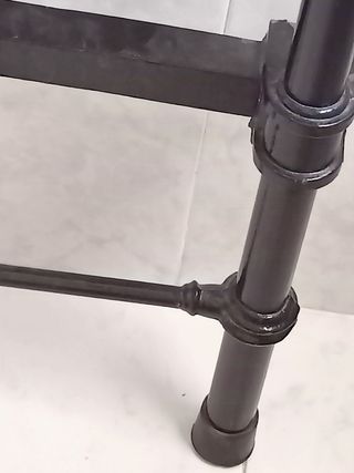 Cama forja, hierro y laton  105 cm