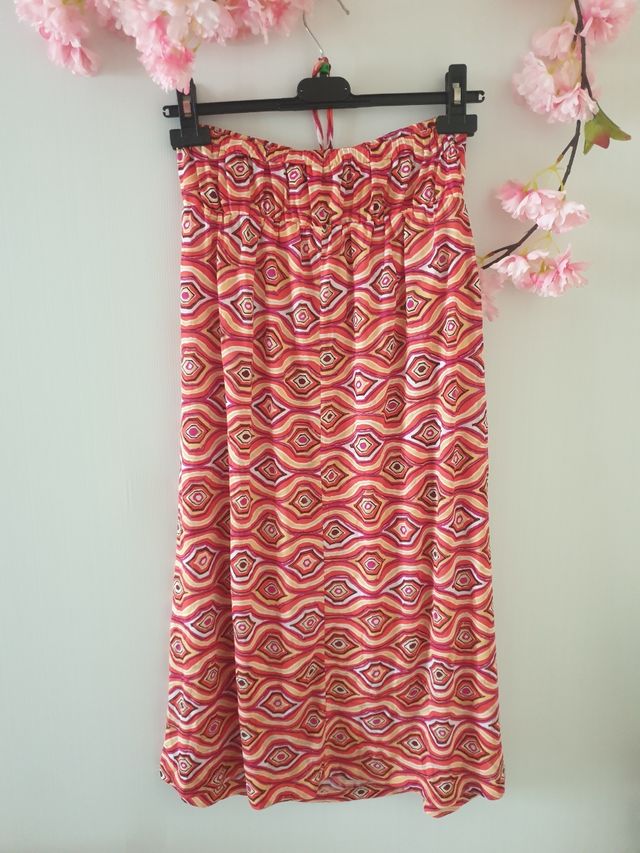 Vestitino a fascia con laccetti. Made in Italy