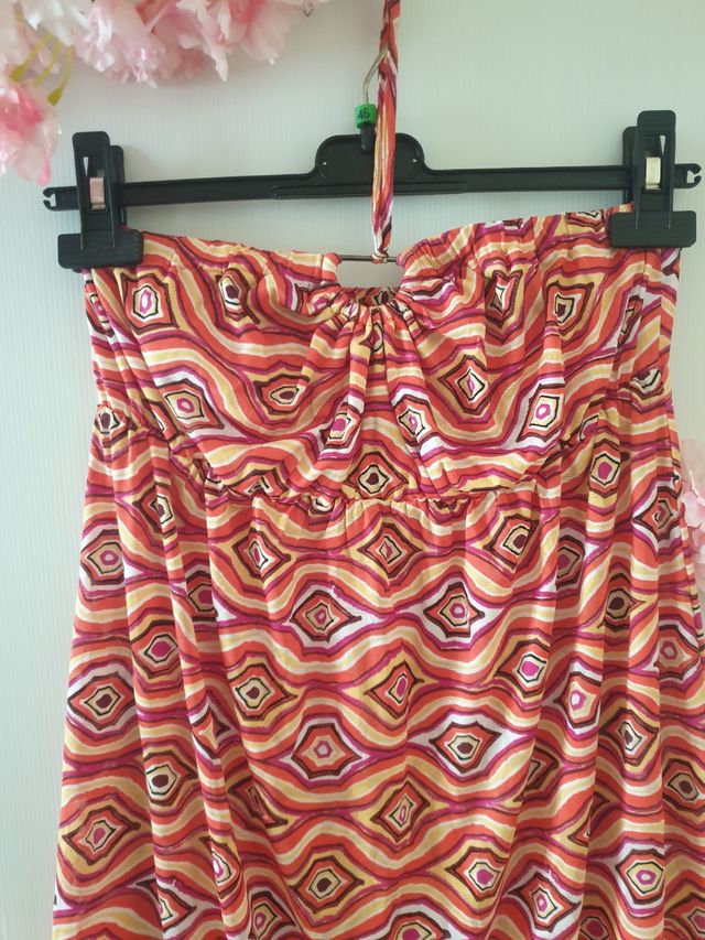 Vestitino a fascia con laccetti. Made in Italy