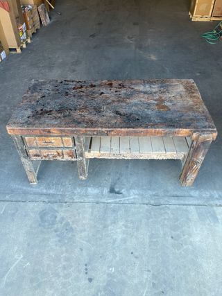 Banco de carpintero robusto de 1985