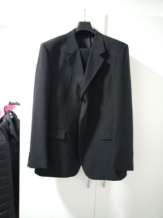 Traje hombre negro, traje, negro, vestir, fiesta