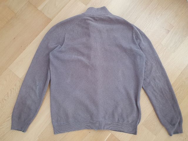 Chaqueta punto arena Talla XL hombre Massimo Dutti