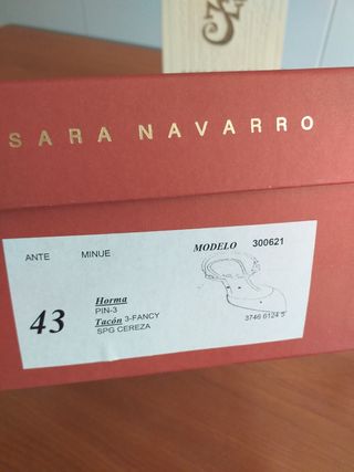 Talla 43 destalonado Sara Navarro