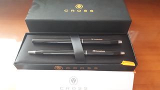 CONJUNTO BOLÍGRAFO Y ROTULADOR CROSS UNICAJA