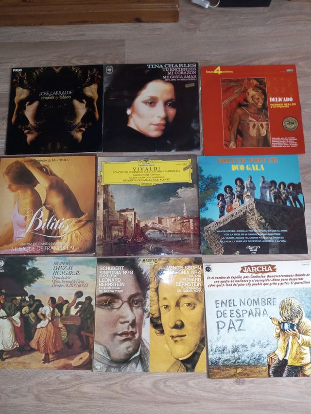 discos variados vinilo