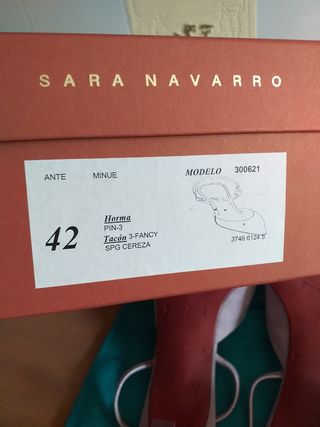 Talla 42 destalonado Sara Navarro