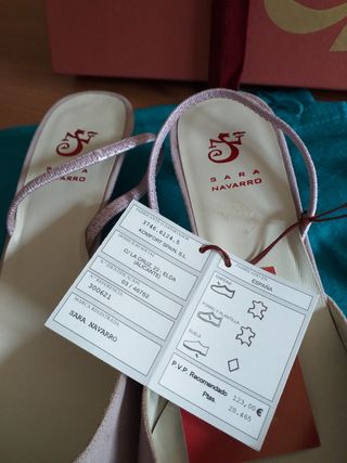 Talla 41 ante malva Sara Navarro