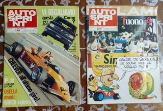 due riviste AUTO SPRINT n.10 e n.13 del 1979