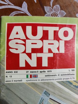 due riviste AUTO SPRINT n.10 e n.13 del 1979