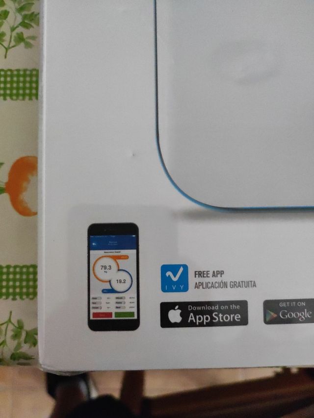 Bascula inalámbrica de análisis corporal