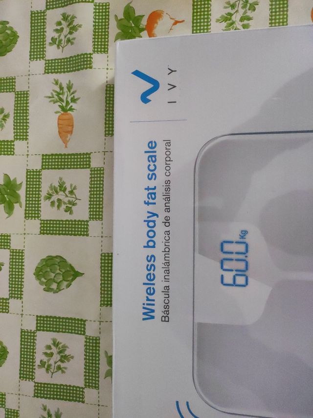 Bascula inalámbrica de análisis corporal